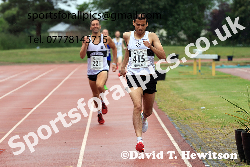 800 metres, 2025 NEMAA Track and Field, Monkton. Photo: David T. Hewitson/Sports for All Pics